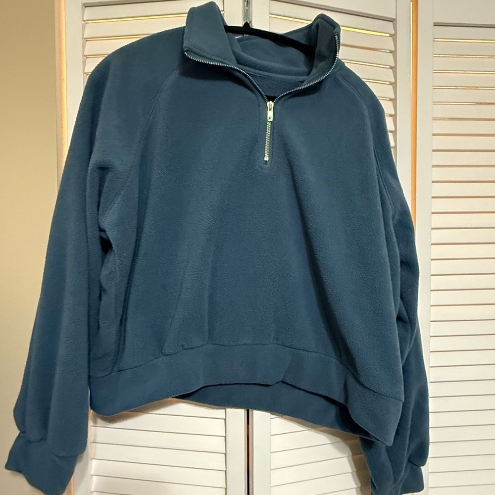 Blue Quarter Zip